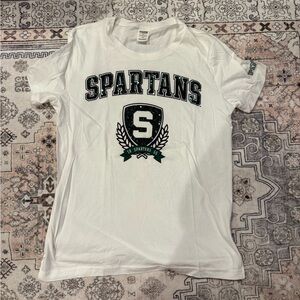 PINK Victoria's Secret White Spartans T-Shirt